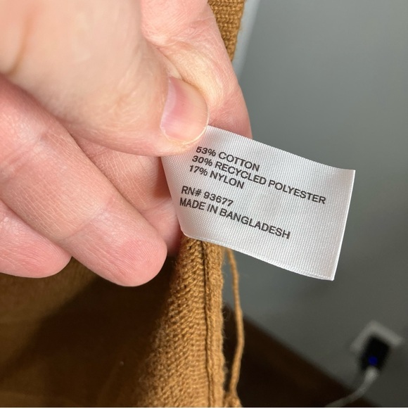 JF J. Ferrar brown cardigan sweater button front pockets large trendy casual - Picture 5 of 7